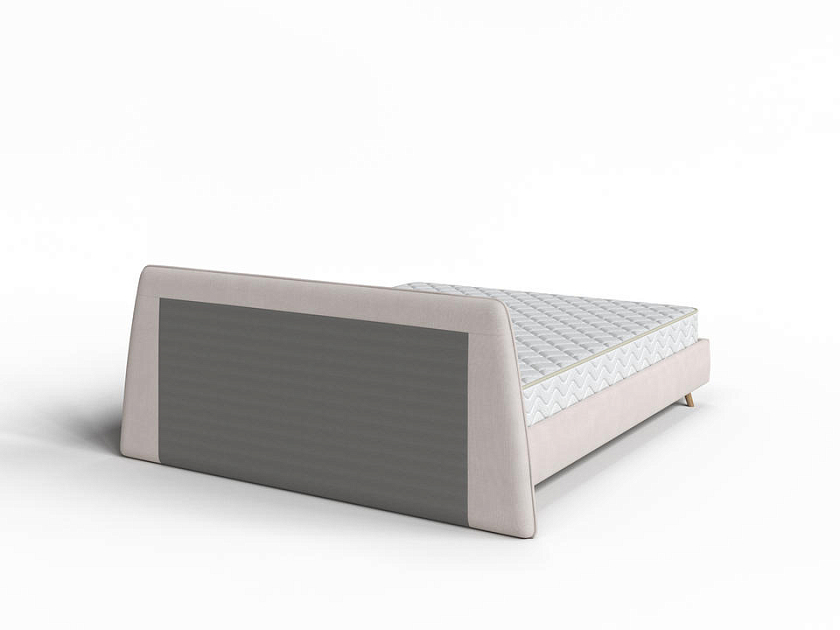 Кровать Binni 80x190 Ткань: Рогожка Тетра Яблоко - Кровать в стиле современного минимализма.