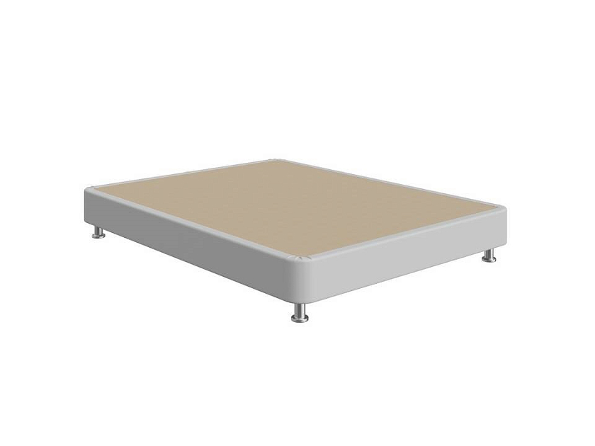 Кровать BoxSpring Home 80x200 Экокожа Белый - Кровать с простой усиленной конструкцией