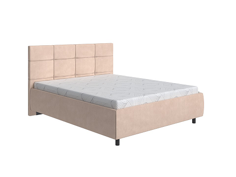 Кровать полуторная New Life - Кровать в стиле минимализм с декоративной строчкой