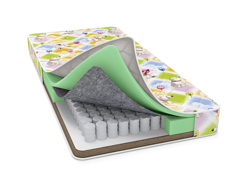 Матрас Baby Comfort 70x190  Print - Детский матрас на независимом пружинном блоке с разной жесткостью сторон.