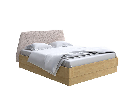 Деревянная кровать Lagom Hill Wood с подъемным механизмом - Кровать со встроенным основанием. 
