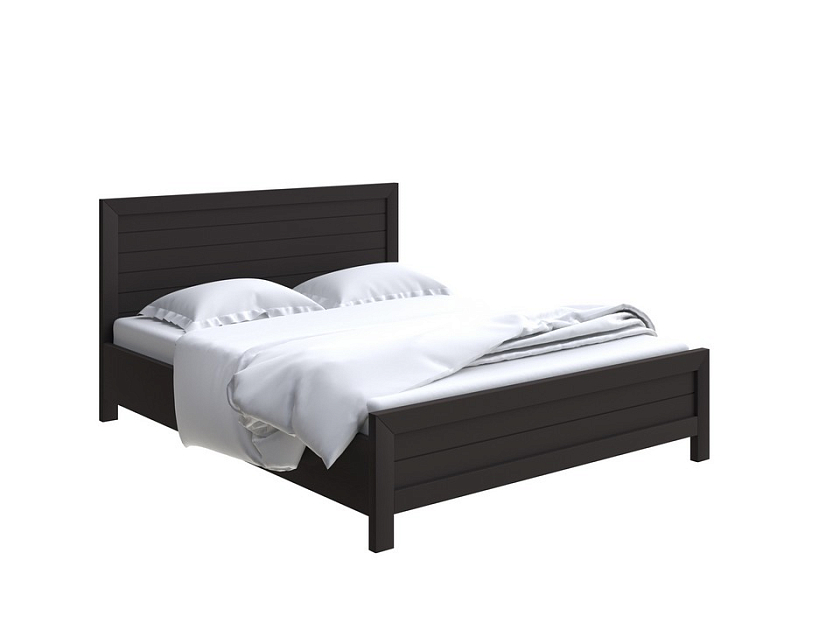 Кровать Toronto с подъемным механизмом 80x190 Массив (сосна) Венге - Стильная кровать с местом для хранения