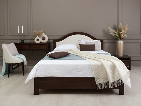 Белая кровать Ontario с подъемным механизмом - Уютная кровать с местом для хранения