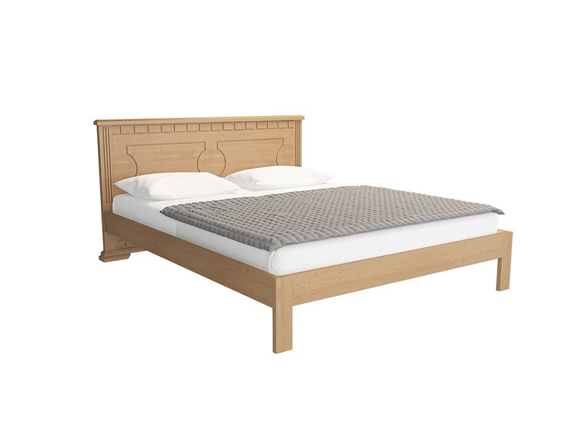Кровать Milena-М-тахта 90x200 Массив (сосна) Слоновая кость - Кровать в классическом стиле из массива.
