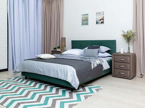 Односпальная кровать Next Life 1 - Современная кровать в стиле минимализм с декоративной строчкой