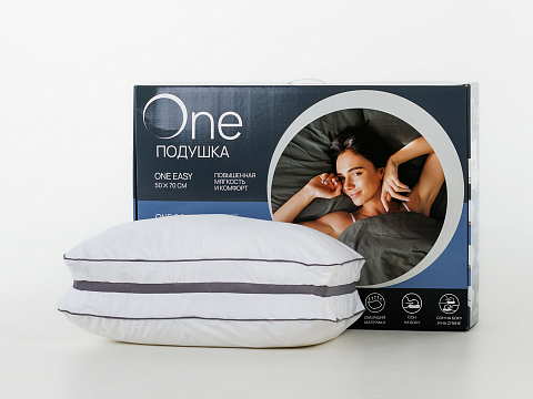 Подушка Райтон One Strong - Блочная подушка с наполнением из микроволокна