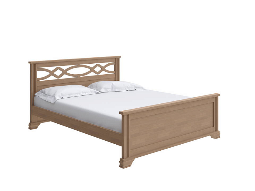 Кровать Niko 90x190 Массив (сосна) Антик (сосна) - Кровать в стиле современной классики из массива