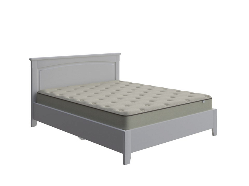 Кровать Marselle с подъемным механизмом 90x200 Массив (сосна) Белая эмаль - Кровать из массива с ящиком для хранения