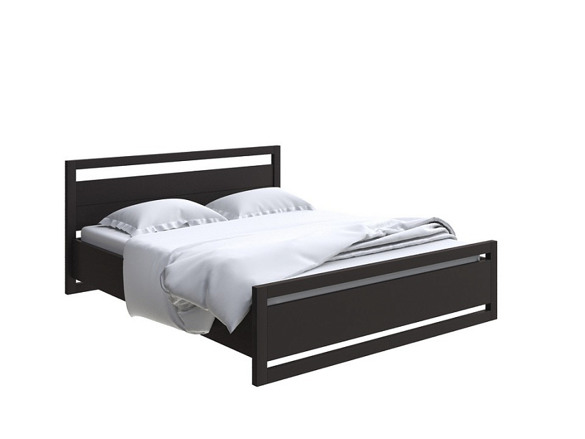 Кровать Kvebek с подъемным механизмом 80x190 Массив (сосна) Венге - Удобная кровать с местом для хранения