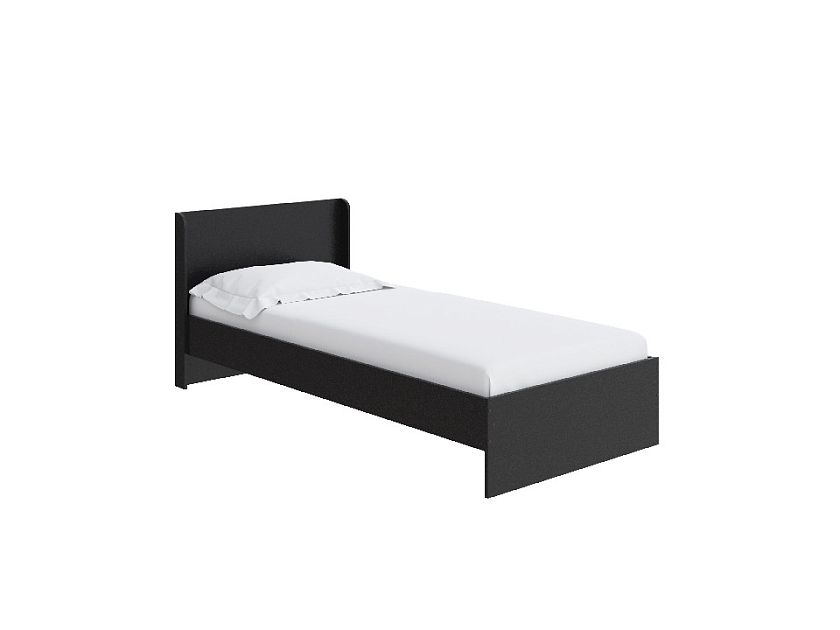 Кровать Practica 140x200 ЛДСП Черный - Изящная кровать для любого интерьера