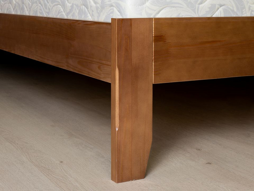 Кровать Marselle-тахта 120x190 Массив (сосна) Антик - Деревянная кровать со встроенным основанием